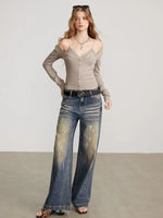 Layered Camisole Panel T-Shirt Top