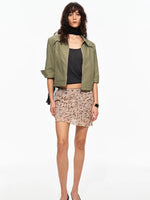 Leopard A-Line Skirt