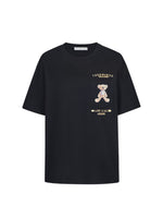 Oil-Painting Style Bear Cotton Short-Sleeve