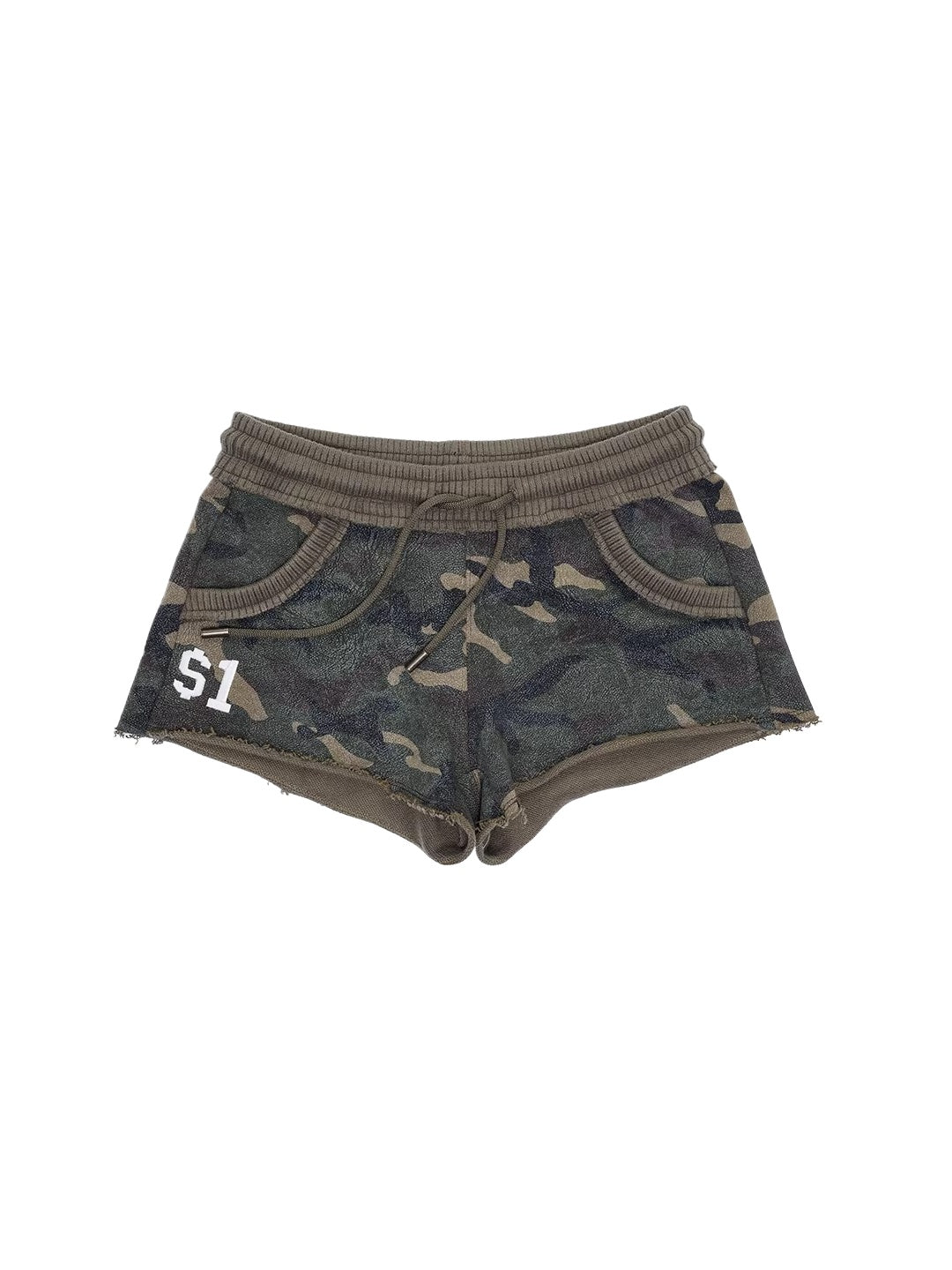 Bone Embroidery Sweat Shorts