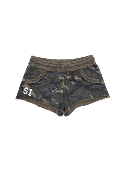 Bone Embroidery Sweat Shorts