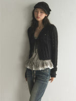 Plaid Ruffle Cami Top