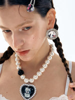 Cat & Dog Gem-Studded Animal Earrings