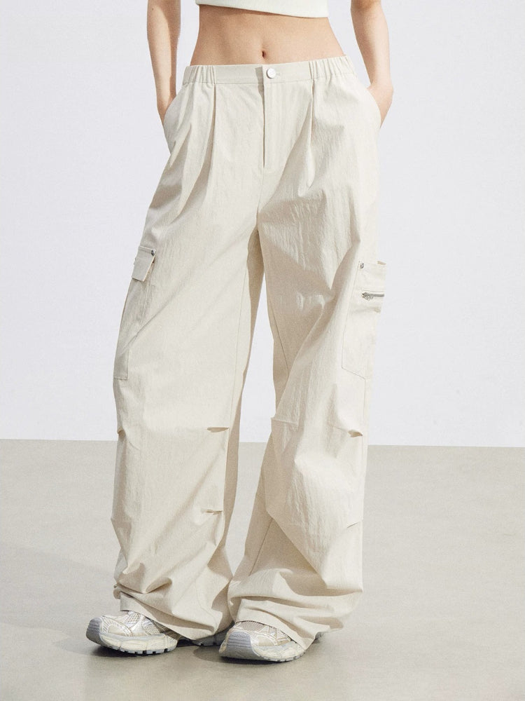 Cargo Wide-Leg Pants