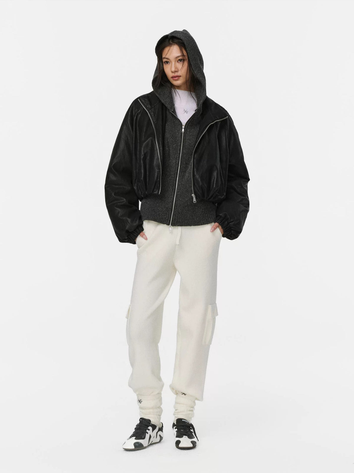 Snow Pocket Wool Jogger Pants