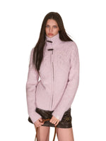 Vintage Toggle Cable Knit Cardigan