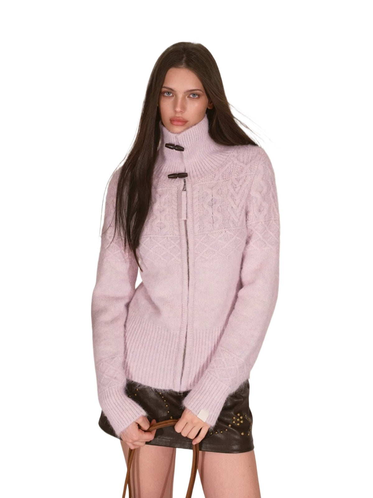 Vintage Toggle Cable Knit Cardigan