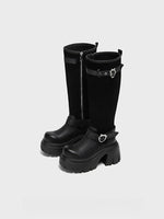 Platform Riding Boots