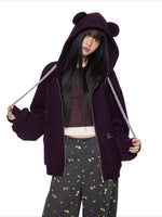 Bear Ear Hoodie Jacket