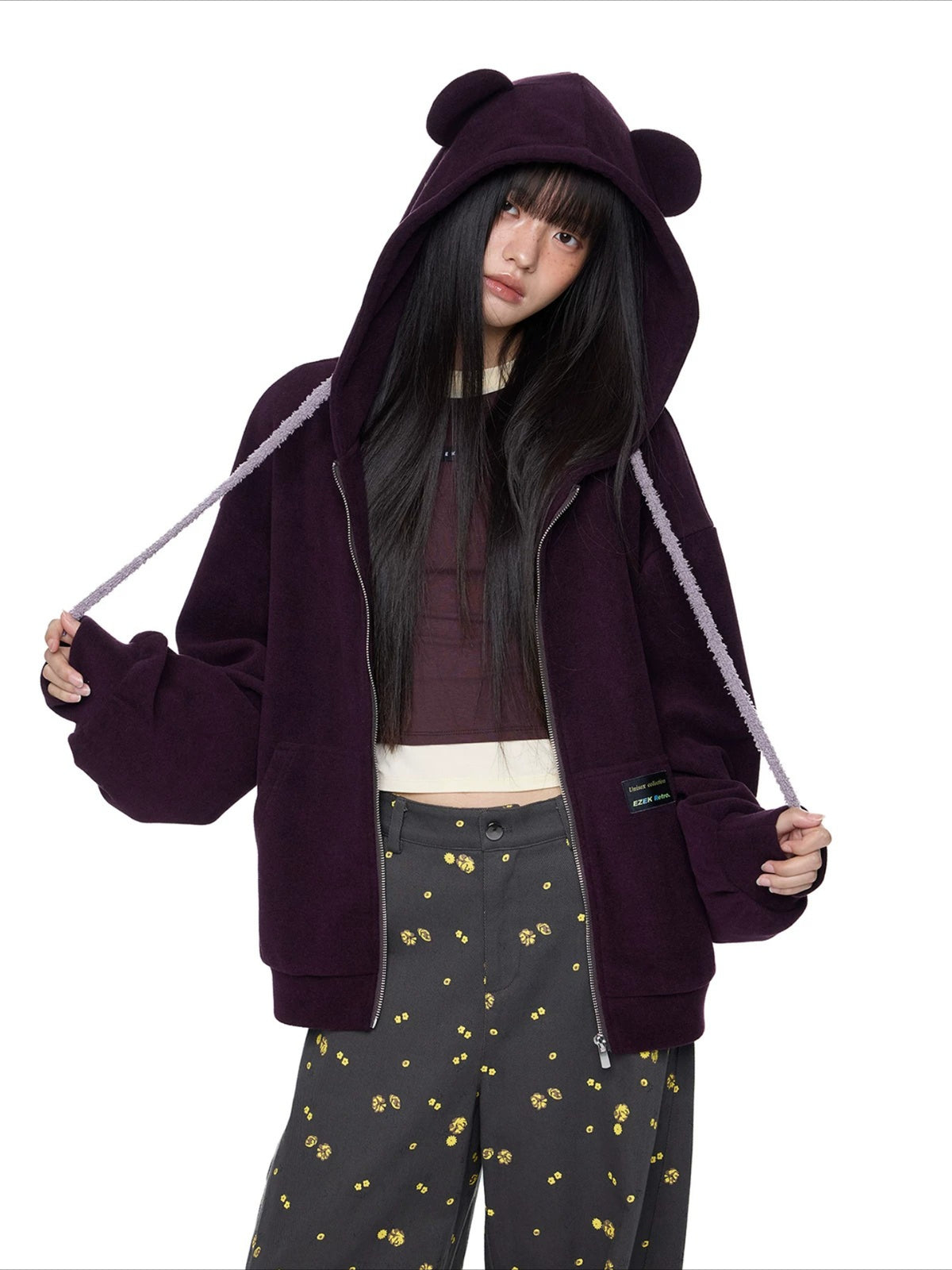 Bear Ear Hoodie Jacket