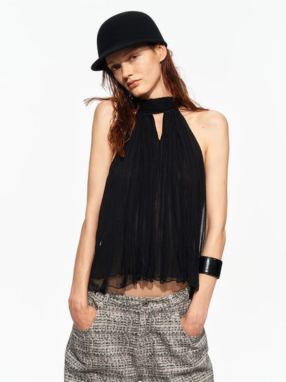 Halter Chiffon Top