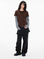 Faux Layered Stripe Tee
