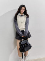 Embellished Knit Layered Knit