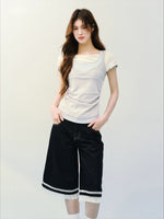 Lace Layered Knit Tee