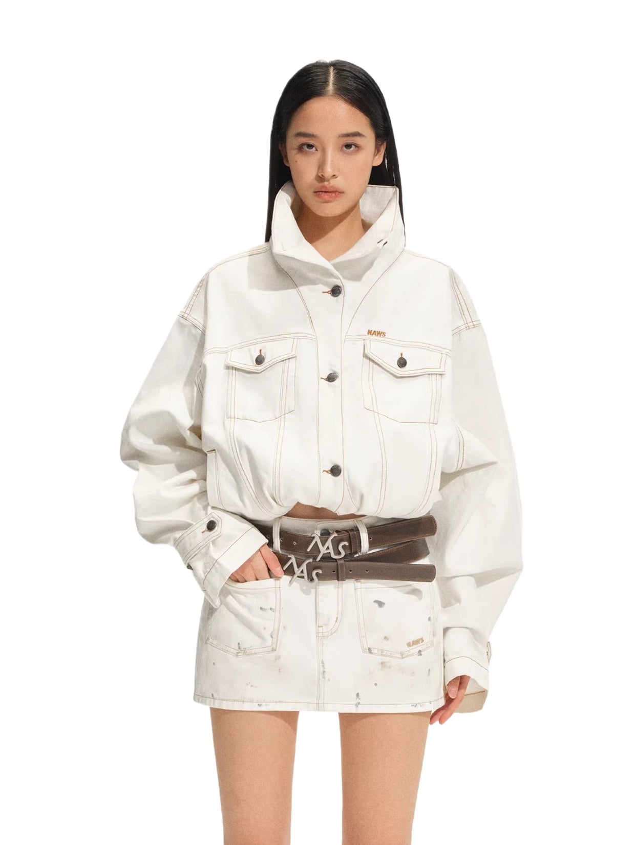 Equestrian Relaxed Denim Jacket
