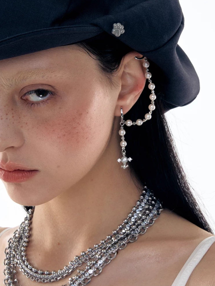 Iris Pearl Earrings