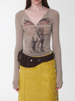 Suede Studded A-Line Skirt