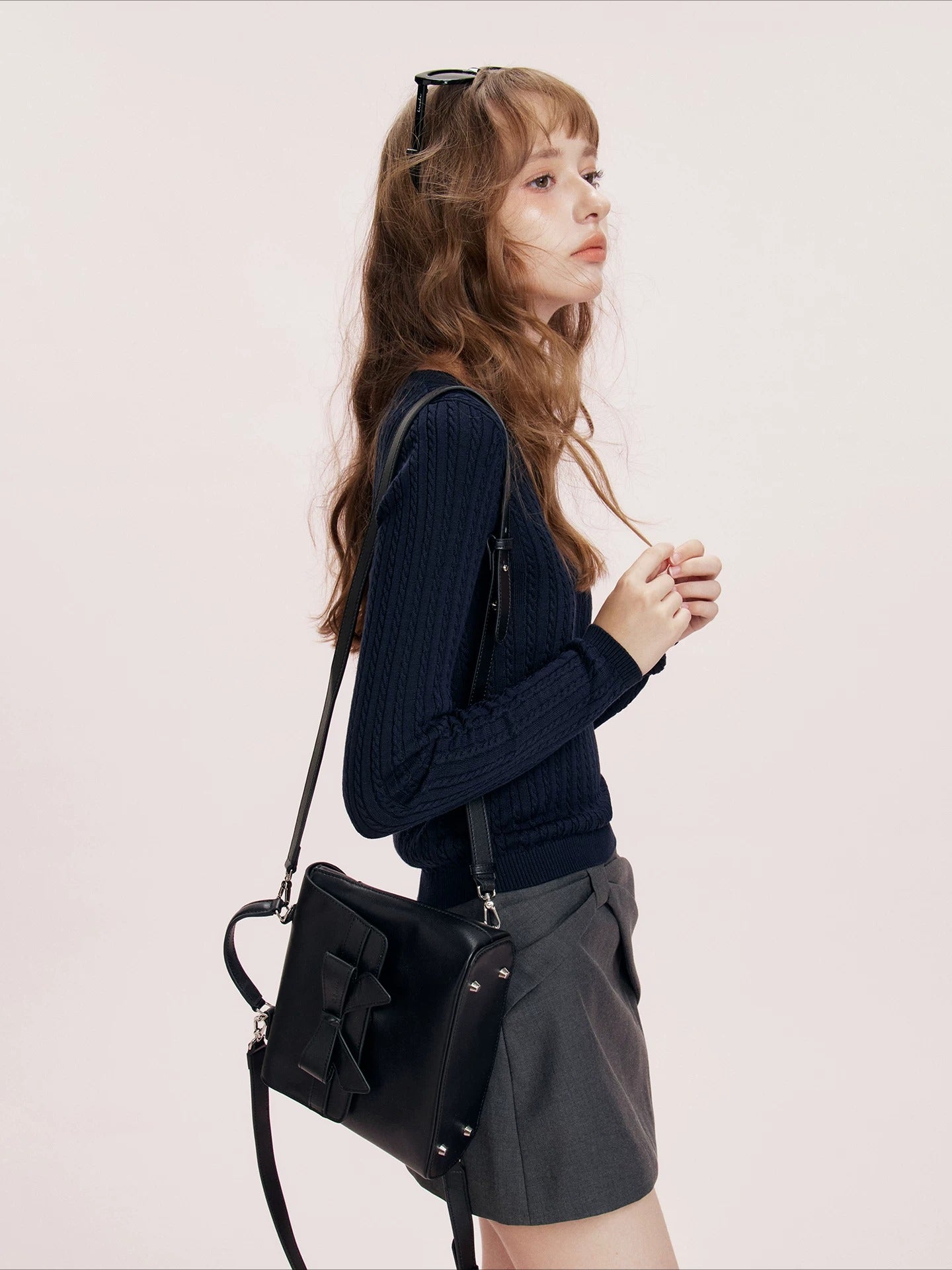 Bow A-Line Skirt