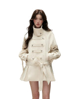 Napoleon Double-Breasted Wool Coat
