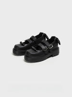Black Bow Mary Jane Shoes