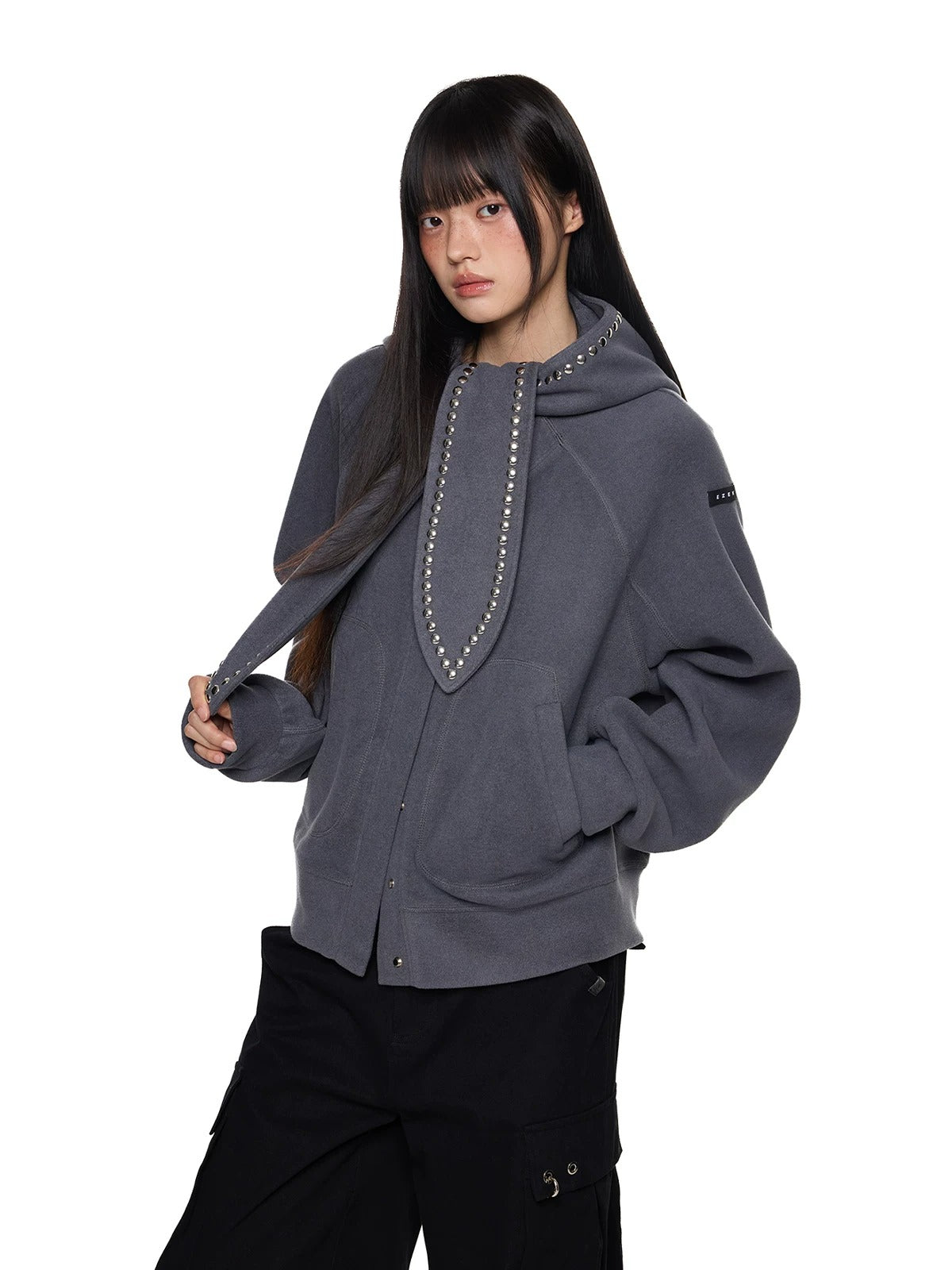 Rabbit Ear Rivet Hoodie