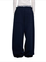 Plaid Waist Sweatpants