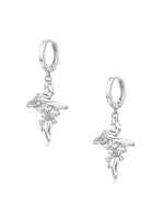 Geometric Cross Earrings