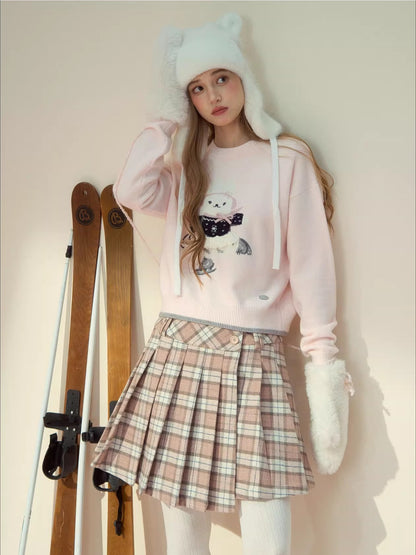 Preppy Bunny Diary Sweater