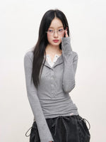 Lace Trim Layered Knit Top