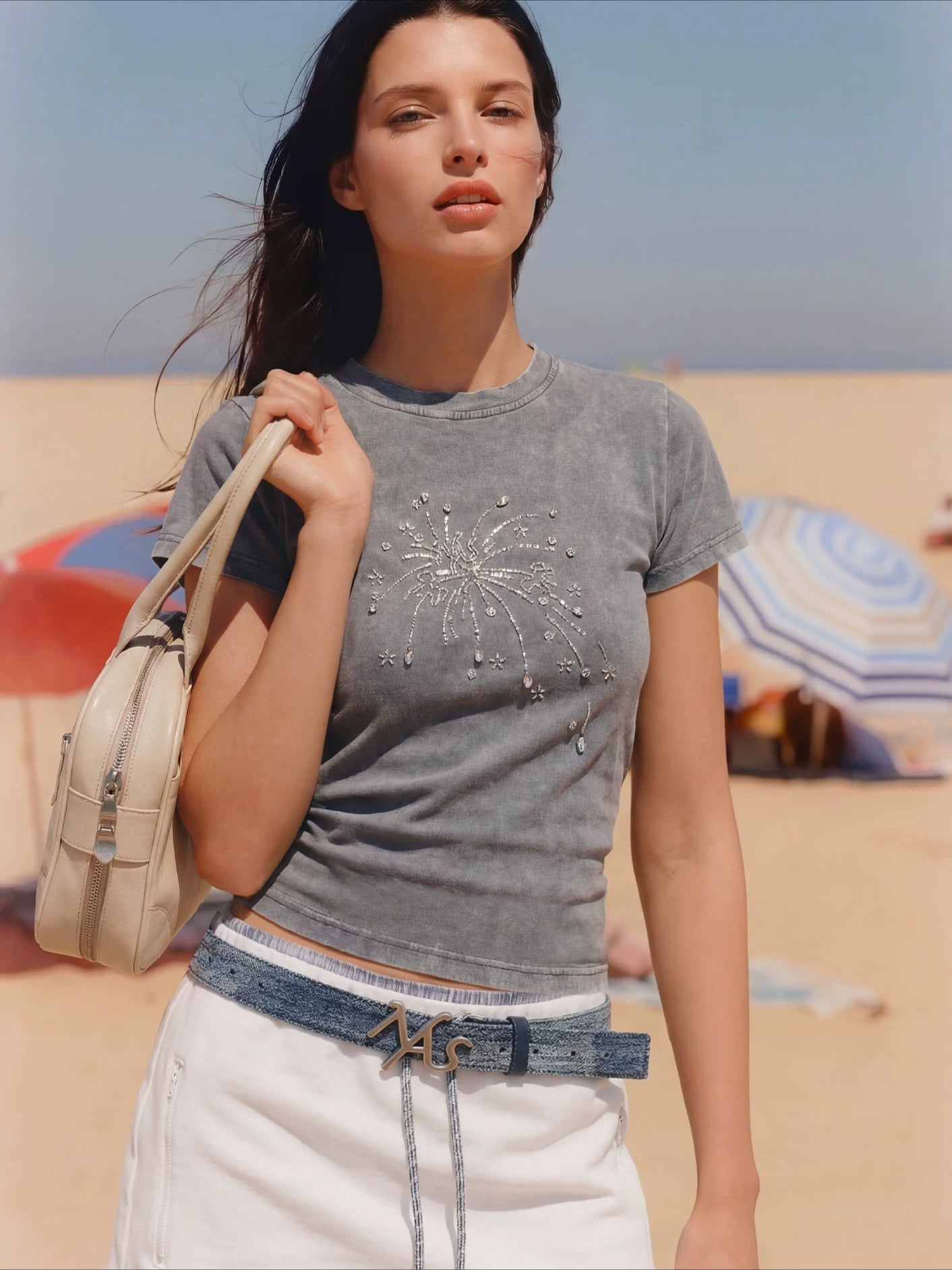 Firework Beaded Tee