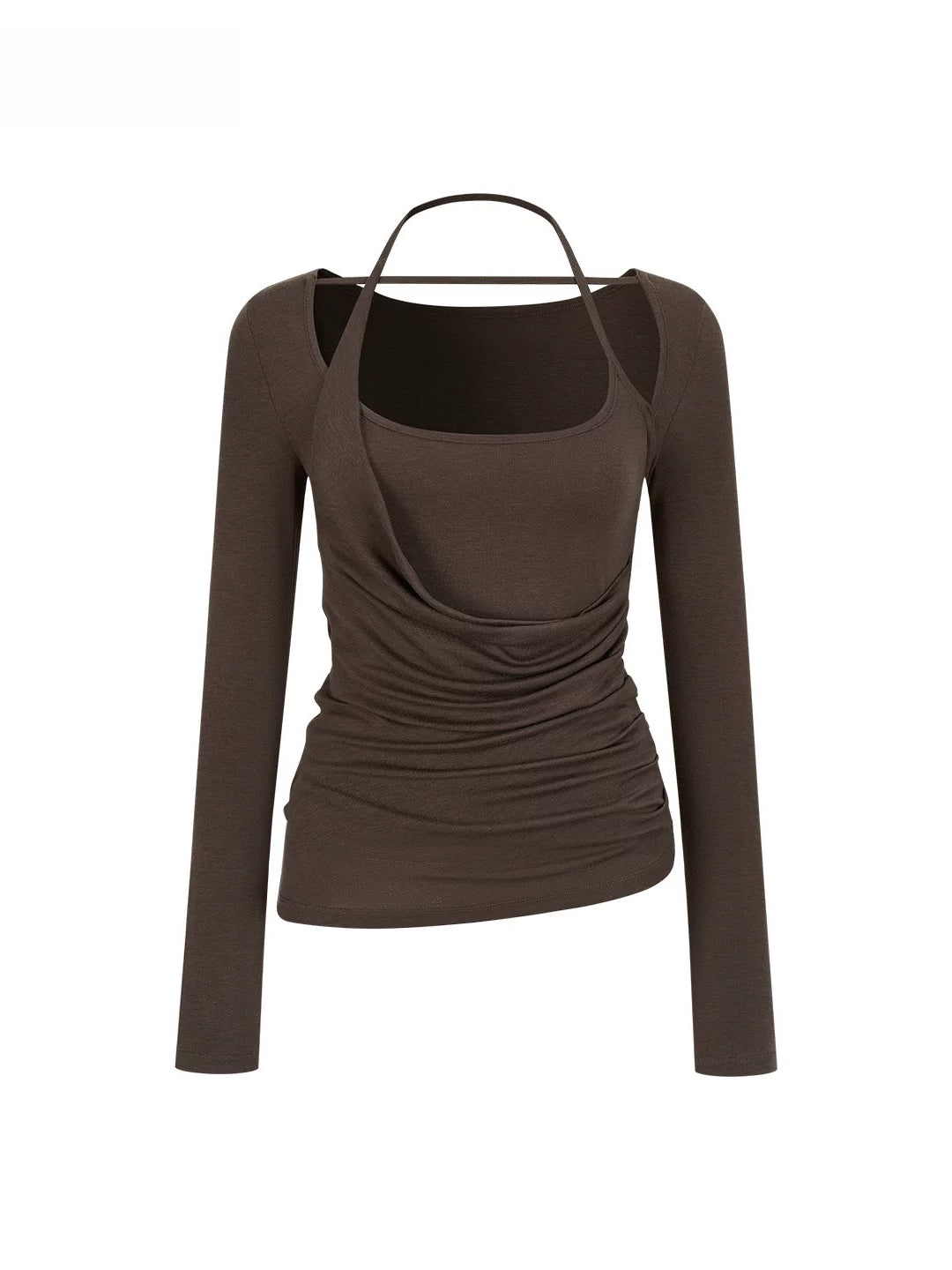 Ruched Halter Top