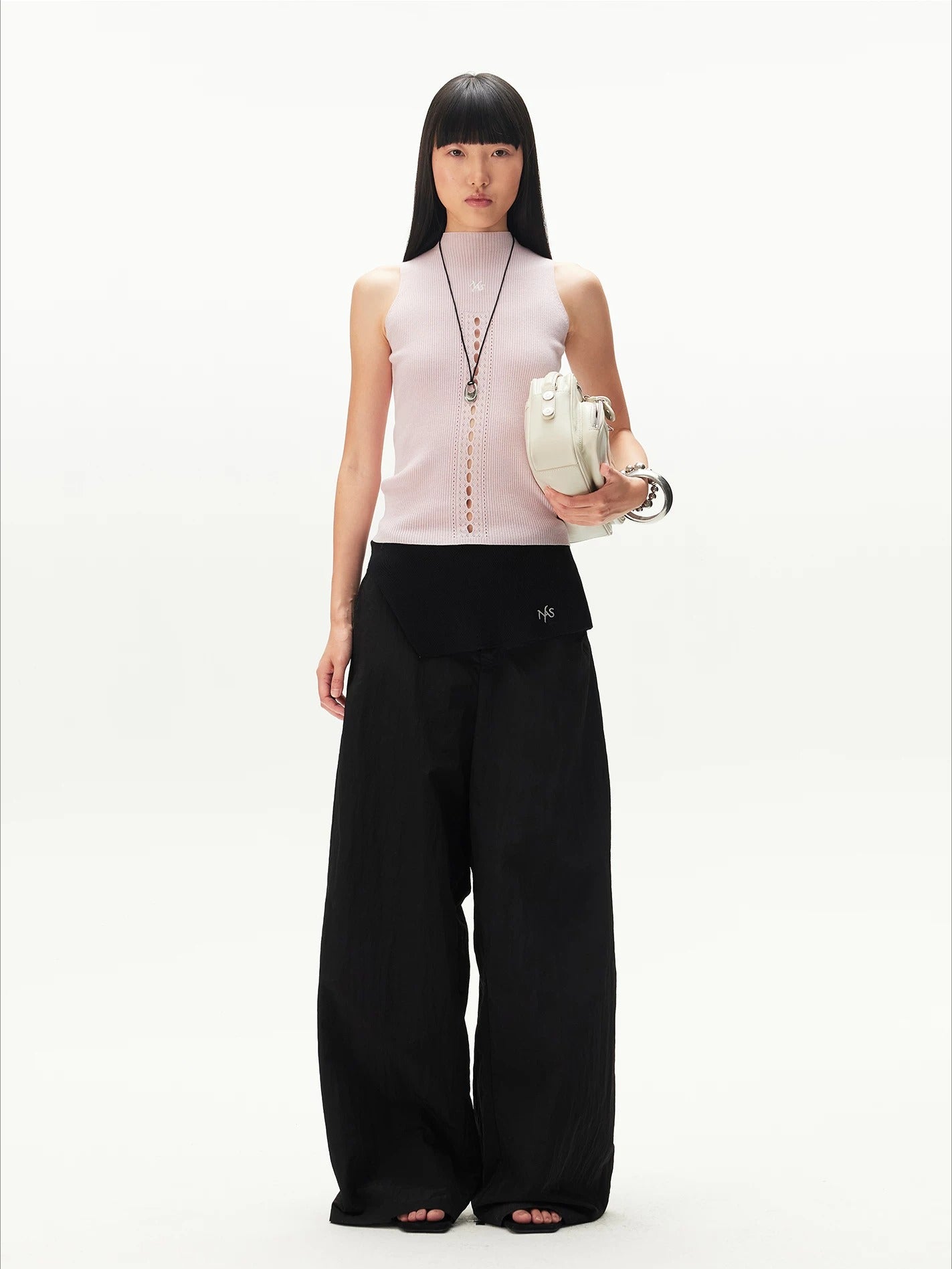 Ribbed Wool Knit Tank