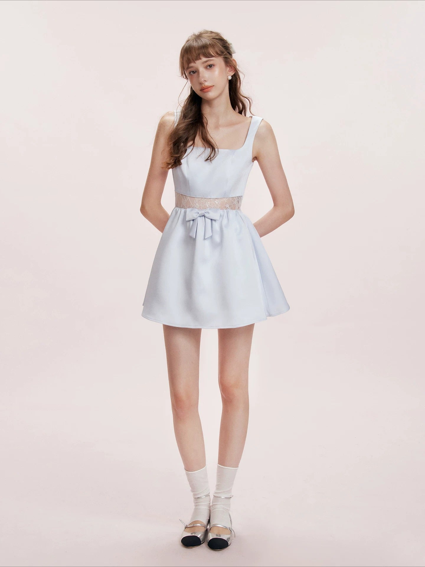 Satin Lace Dress