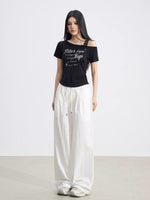 Butterfly Off-Shoulder Tee