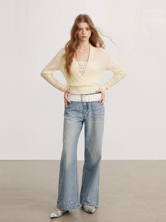 Cross Strap Knit Set