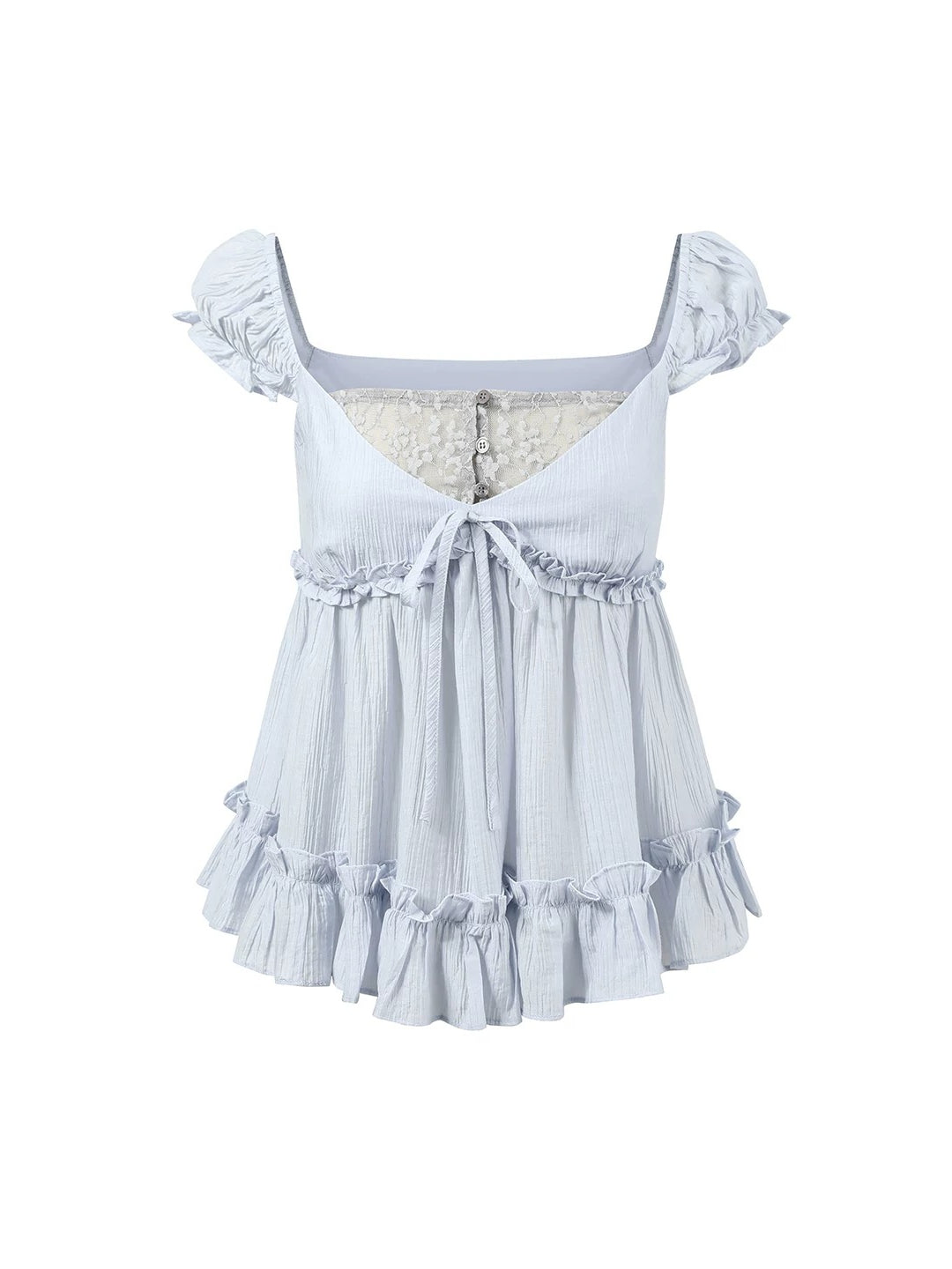 Faux Layer Lace Top