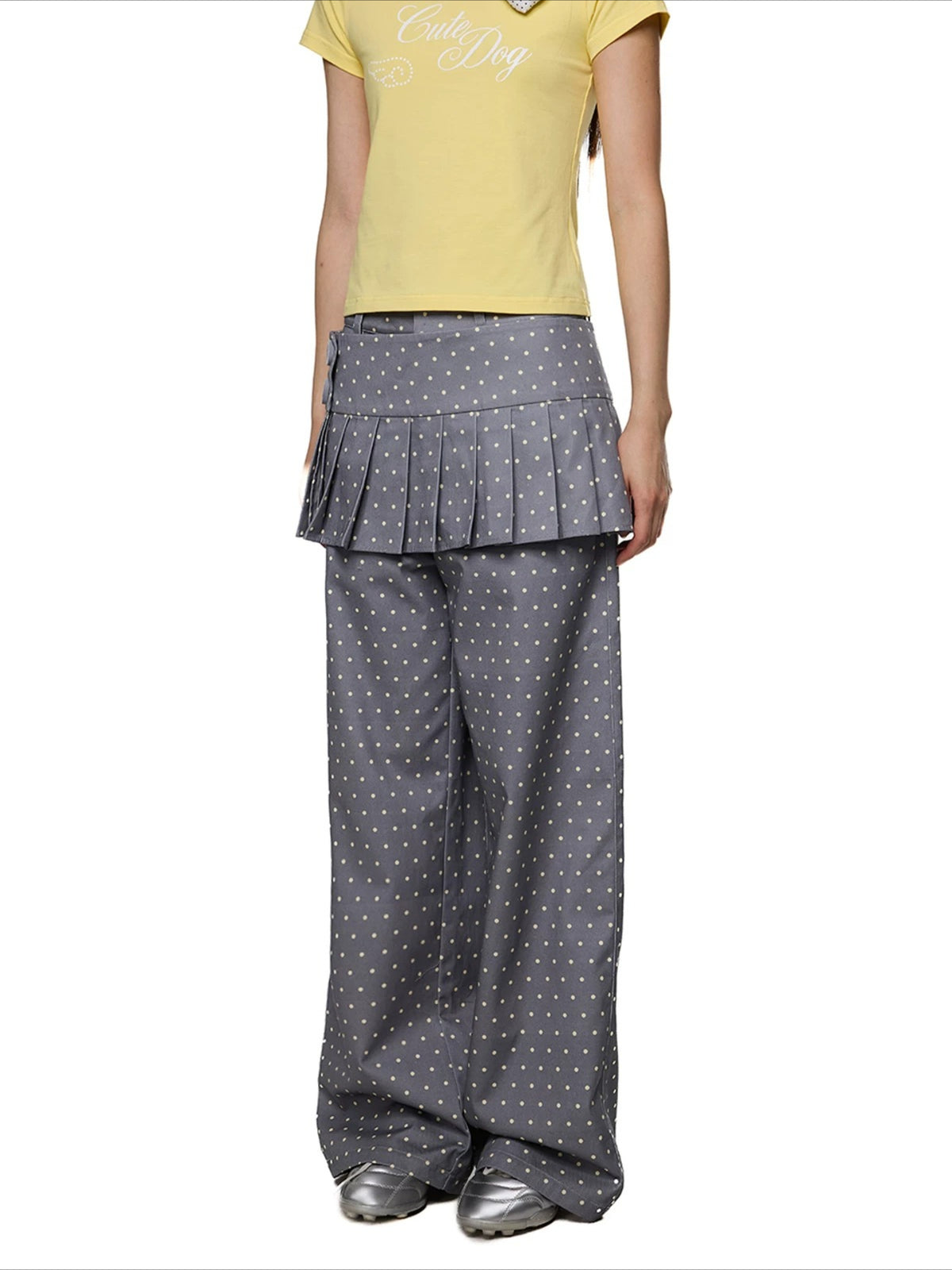 Detachable Polka Dot Pants
