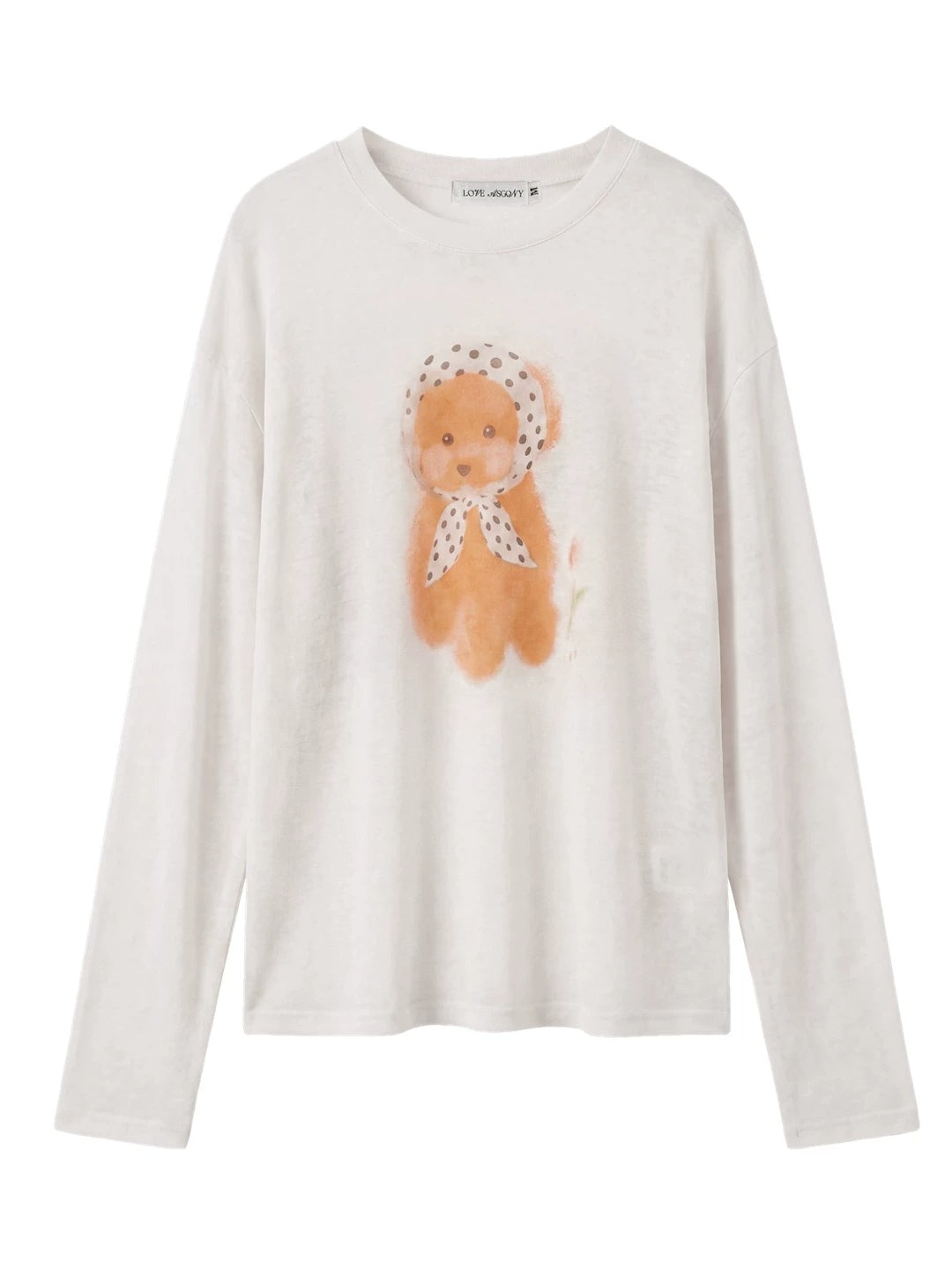 Dog Print Blouse