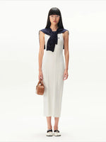 Duro Cable-Knit Argyle Dress