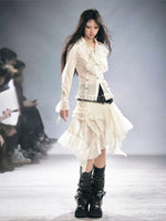 Gothic Ruffle Blouse