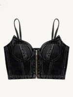 Wild Black Demon Denim Vest