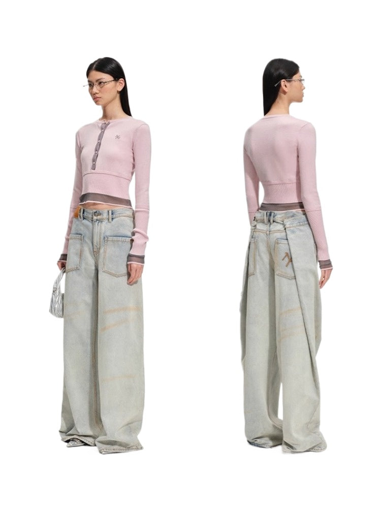 Norman Wool-Blend Layered Knit T-Shirt