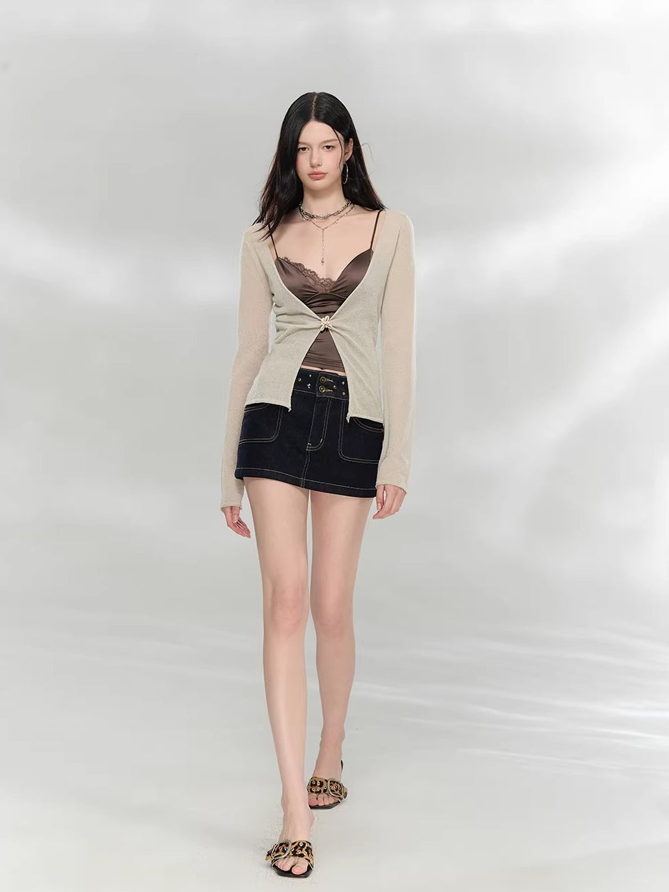 Shimmer Knit Cardigan