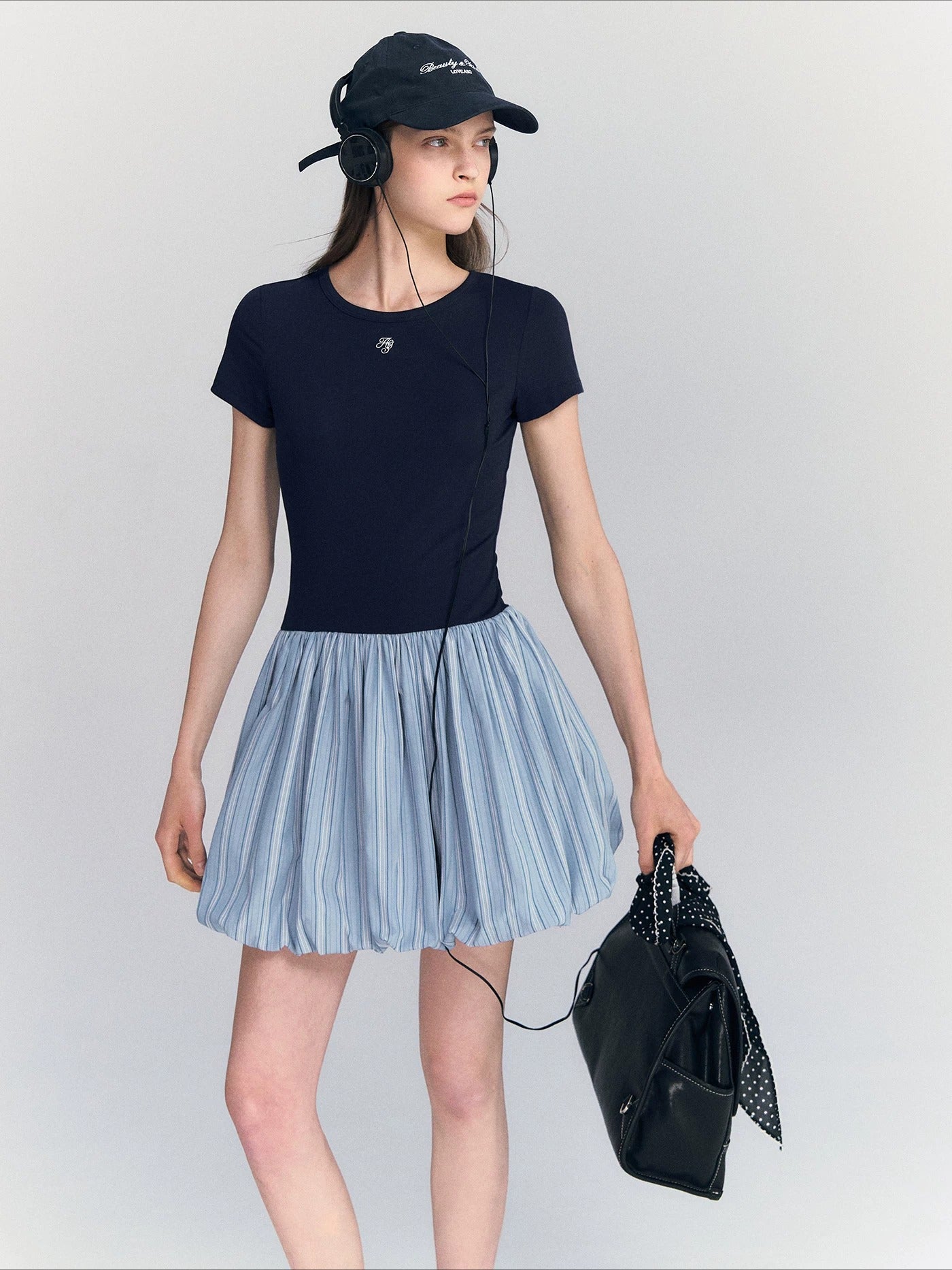 Tie-Back Bubble Dress