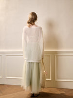 Cool Ice Silk Retro Knit Top