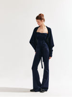 Lazy Knit Cardigan Tank Set