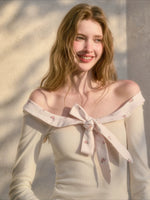 Bow Tie Knit Top