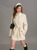 Detachable Cape Scarf Collar Coat