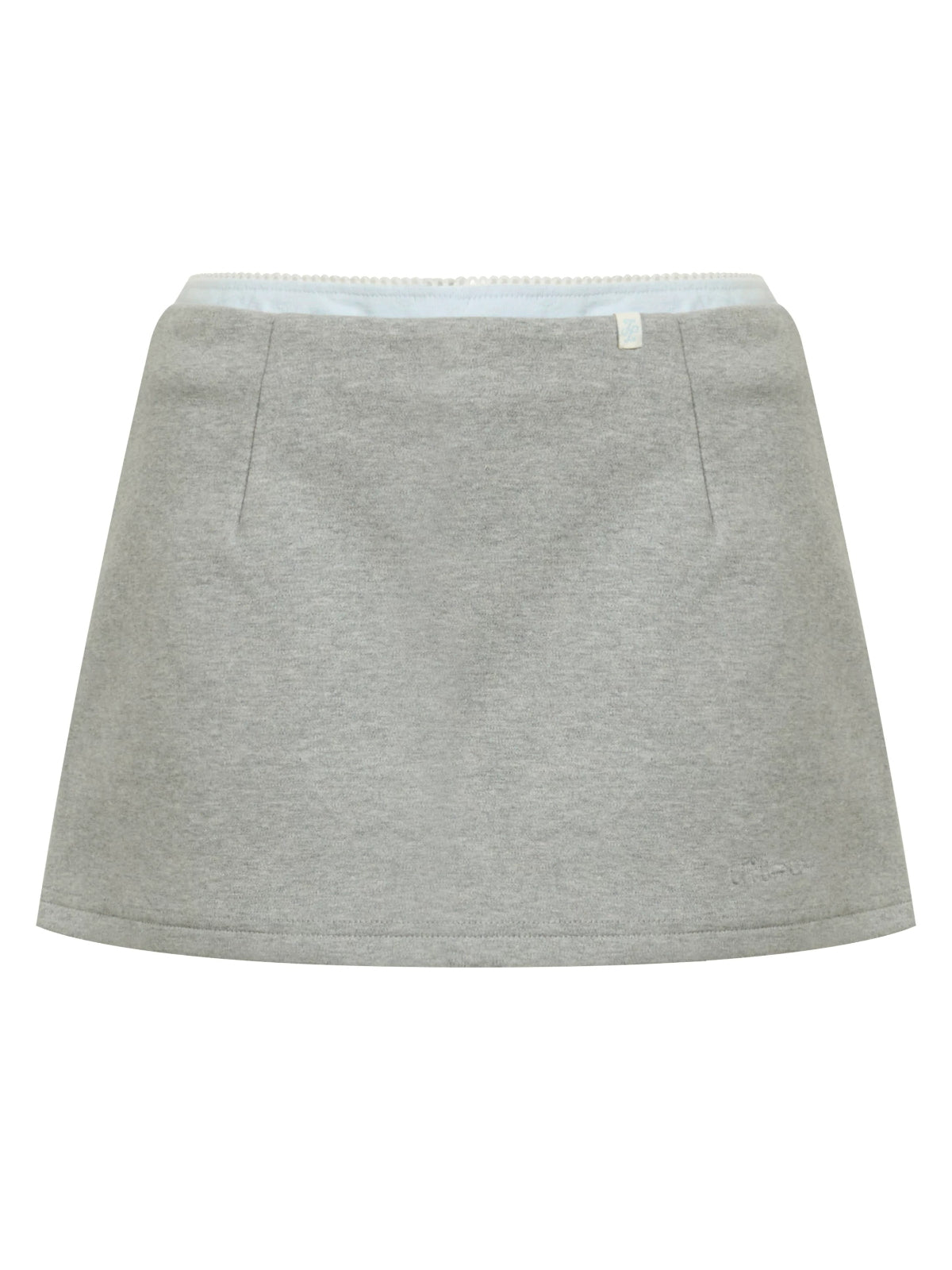 Contrast Hoodie Skirt Set