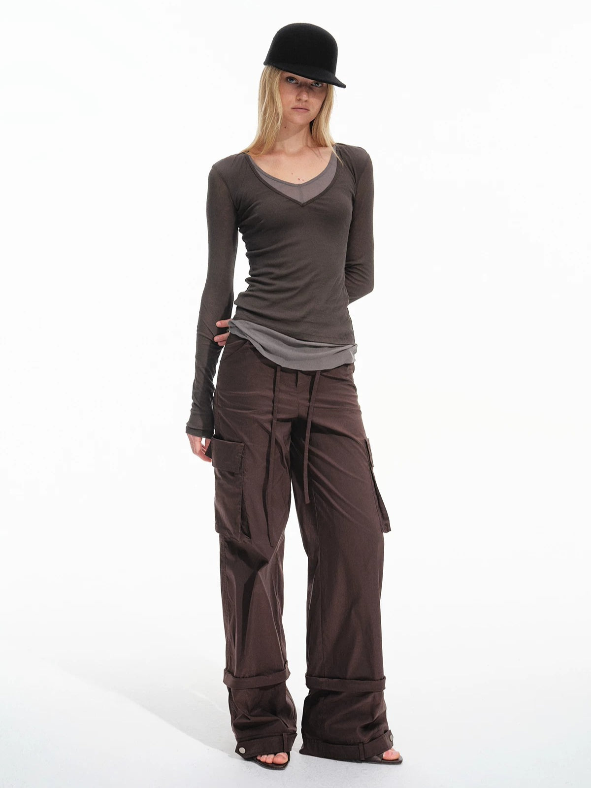 Detachable Strap Cargo Pants